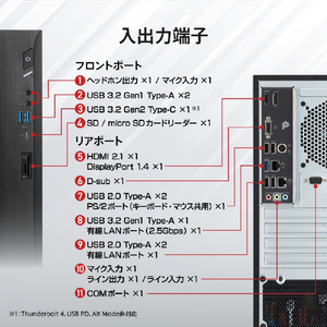 MSI デスクトップパソコン PRO PRO-DP180-14A-804JP-イメージ10