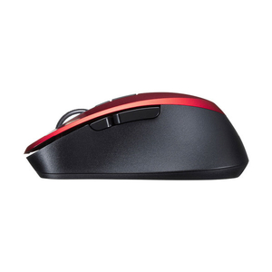 サンワサプライ 静音ワイヤレスブルーLEDマウス(5ボタン) レッド MA-WBL153R-イメージ5