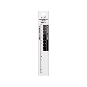 デザインフィル 定規15cm 透明A FC997PX-42293006-イメージ1
