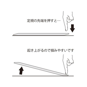 デザインフィル 定規15cm 透明A FC997PX-42293006-イメージ6