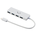 エレコム USB Type-C接続USB3．1ハブ(4ポート・15cm) ホワイトフェイス U3HC-A429BXWF