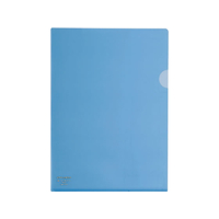 コクヨ クリヤーホルダー〈スーパークリヤー10〉B5 スカイブルー 5冊 F818061-ﾌ-TC751-2