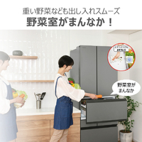 東芝 GR-A600XFS(TH) 【フレンチドア】595L 6ドア 冷凍冷蔵庫 VEGETA