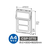 セキセイ カタログポスト チラシケース A4 10個 FCN8212-CSP-3770-イメージ5