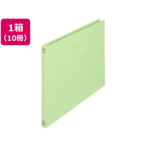 プラス フラットファイル ノンステッチ A4ヨコ グリーン 10冊 NO.022N FCJ306C-78276-イメージ1