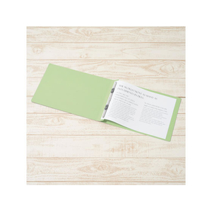 プラス フラットファイル ノンステッチ A4ヨコ グリーン 10冊 NO.022N FCJ306C-78276-イメージ4