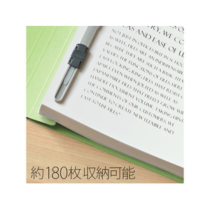プラス フラットファイル ノンステッチ A4ヨコ グリーン 10冊 NO.022N FCJ306C-78276-イメージ5