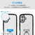 エレコム iPhone 16用TOUGH SLIM LITE ハイブリッドケース フレームカラー リング付 ブラック PM-A24ATSLFCRBK-イメージ8