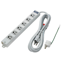 エルパ 耐雷サージ機能付事務所向けタップ(6個口・3m) ホワイト OAT-JP63SH
