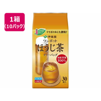伊藤園 ワンポットエコティーバッグ ほうじ茶30袋×10パック FCG859V