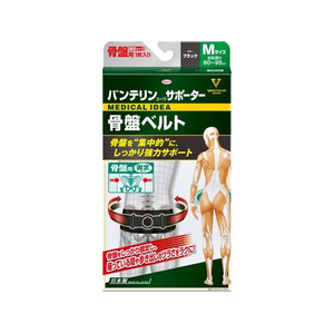 興和 バンテリンコーワサポーター 骨盤ベルト ブラック M FCG237X-イメージ1