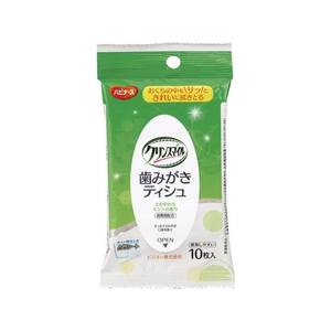 ハビナース クリンスマイル歯みがきティシュ ウェットシート(口腔ケア)10枚 FCG286B-25-3676-00-イメージ1