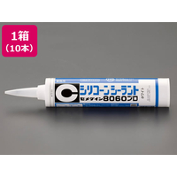 エスコ 330ml シリコ-ンシーラント クリア/10本 FCJ559H-EA930AN-22A