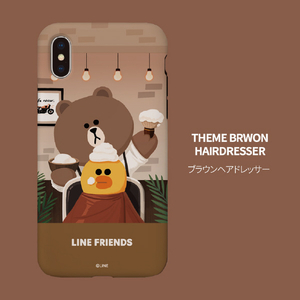 LINE FRIENDS iPhone SE3/SE2/8/7用LINE FRIENDSケース チョコ KCL-DCH002-イメージ7