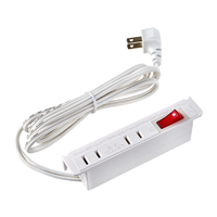 エルパ 家具用スイッチ付コンセント2個口 ホワイト FO-22S(W)