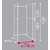 積水樹脂 積水樹脂商事/ランドリースタンド STIK-P3W FC030RB-STIK-P3W-イメージ8