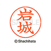 シヤチハタ ネームペン用ネーム シルバー 既製 岩城 FC46077-X-GPS-0306