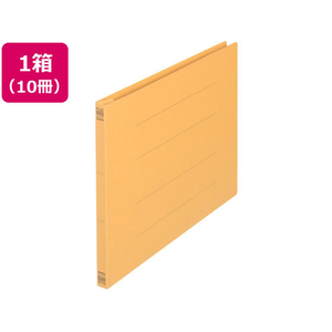プラス フラットファイル ノンステッチ A4ヨコ イエロー 10冊 NO.022N FCJ307C-78277-イメージ1
