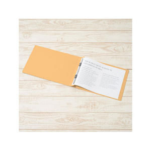 プラス フラットファイル ノンステッチ A4ヨコ イエロー 10冊 NO.022N FCJ307C-78277-イメージ4