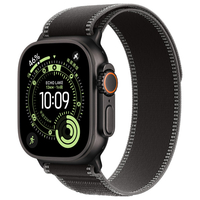 Apple Apple Watch Ultra 3(GPS + Cellularモデル)- 49mm Apple Watch Ultra 3 ブラックチタニウムケースとブラック/チャコールトレイルループ - M/L MF1H4J/A