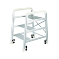 長谷川工業 アルミ製組立式踏台 DE型 3段 シルバー FC372HD-4728491