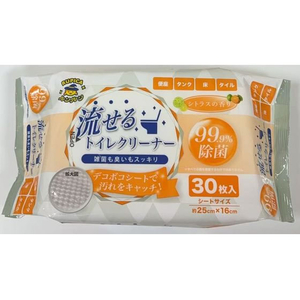 ランディスミス RUPICAルンルン 流せるトイレクリーナー シトラス 30枚 FCF639M-RR-7-イメージ1