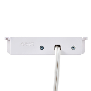 エルパ 家具用ブレーカー付コンセント2個口 ホワイト FO-22B(W)-イメージ3