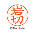 シヤチハタ ネームペン用ネーム シルバー 既製 岩切 FC46078-X-GPS-0307