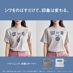 パナソニック 衣類スチーマー グレイブルー NI-FS60C-A-イメージ5