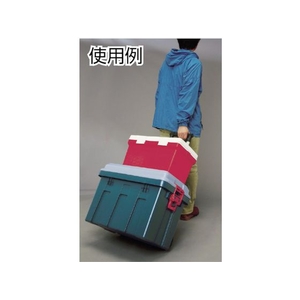トラスコ中山 オレンジローラー ウレタン車輪付 低床型 2TON 2191×258×66150低床型 FC494HA-3803384-イメージ3