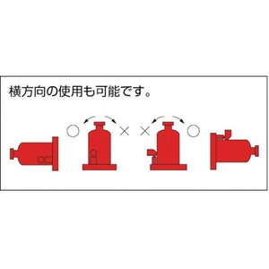 マサダ製作所 標準オイルジャッキ 30TON 低床タイプ300(30)80180～260φ61 FC229HH-1098519-イメージ2