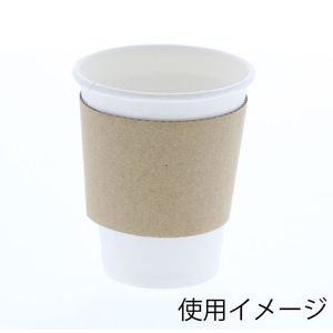 シモジマ ペーパースリーブ 8～14オンス用 茶 100枚 FC166NJ-004247920-イメージ2