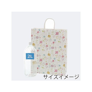 シモジマ 紙袋 25チャームバッグ 2才 フラワーアラカルト 50枚 FCN4148-003230410-イメージ5