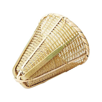 萬洋 竹 振りザル 柄なし 15-037 FC052LB-0742200