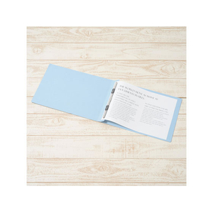 プラス フラットファイル ノンステッチ A4ヨコ ロイヤルブルー 10冊 NO.022N FCJ309C-78271-イメージ4