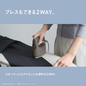 パナソニック 衣類スチーマー ホワイト NI-FS40C-W-イメージ9