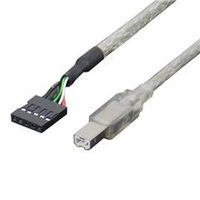 変換名人 USBマザーボード用ケーブル M/B(4P)→B(オス) USBMB-B-CA40