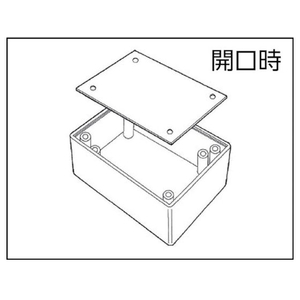 テイシン電機 プラスチックケース ブラック 70×107×40 FC665GA-4374886-イメージ2
