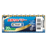 マクセル 単4形アルカリ乾電池 20本パック LR03(GD)20P