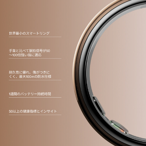 OURA Oura Ring 5(オーラリング 5) size6 ディープローズ JZ906346906-イメージ2