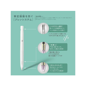 ゼブラ エマルジョンボールペン ブレン 0.5mm 透明軸 黒 10本 FC401RK-BAS88-C-イメージ5