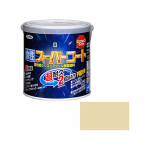 アサヒペン 水性スーパーコート 0.7L ティントベージュ FC443NS-イメージ1