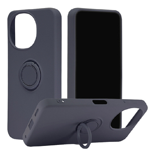 ラスタバナナ AQUOS SENSE10/9用 TPUリングケース ネイビー 9255AS10TPRNV-イメージ1