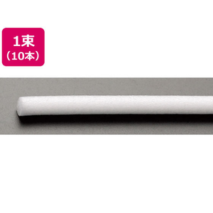 エスコ 30mm ×1 m 発泡ポリエチレン丸棒 10本 FCJ561H-EA930PB-30-イメージ1