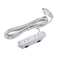 エルパ 家具用埋め込みコンセント2個口 ホワイト FO-R22T(W)