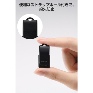 エレコム 回転式USB Type-C(TM)メモリ 5Gbps ブラック MF-CEU3064GBK-イメージ5