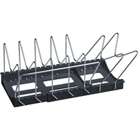 伸晃 フライパン 鍋 ふたスタンド 2WAY 伸縮タイプ ブラック FCE165T-PFN-NSBK