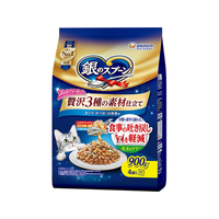 ユニ・チャーム 銀のスプーン 贅沢3種の素材仕立て 食事の吐き戻し軽減フード まぐろ・かつお・白身魚味 900g FCJ153J
