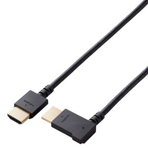 エレコム HIGH SPEED HDMIケーブル(L字コネクター/右向き) 1.5m ブラック CAC-HD14EYR15BK エレコム HIGH SPEED HDMIケーブル(L字コネクター/右向き) 1.5m ブラック CAC-HD14EYR15BK