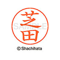 シヤチハタ ネームペン用ネーム シルバー 既製 芝田 FC47066-X-GPS-1295